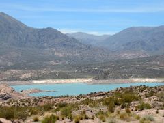 09 Potrerillos Reservoir On Drive Between Mendoza And Penitentes Before Trek To Aconcagua Plaza Argentina Base Camp.jpg